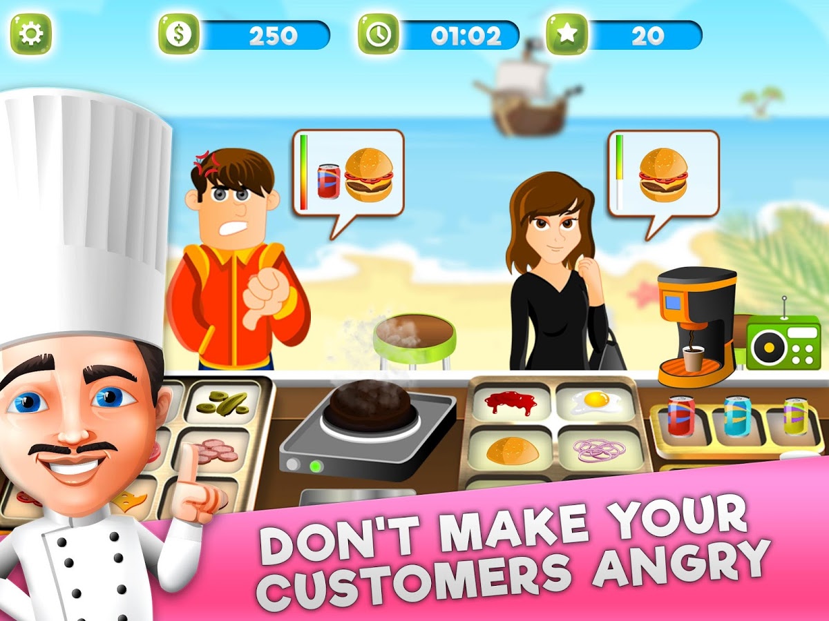 美食广场 - 顶级厨师烹饪热潮游戏截图2