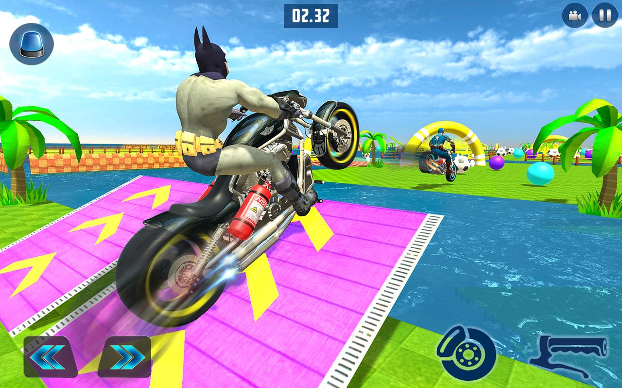 New Superhero Bike Racer Simulator截图3