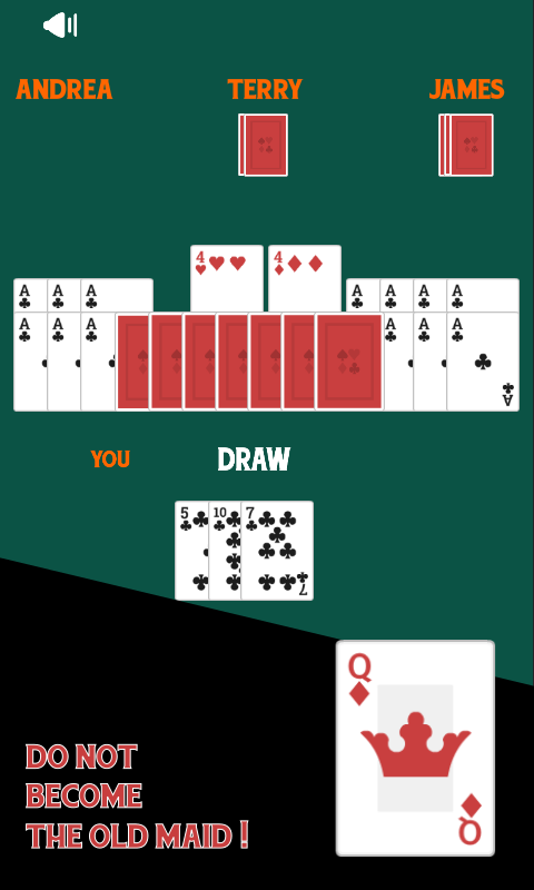 Old Maid Free Card Game截图1