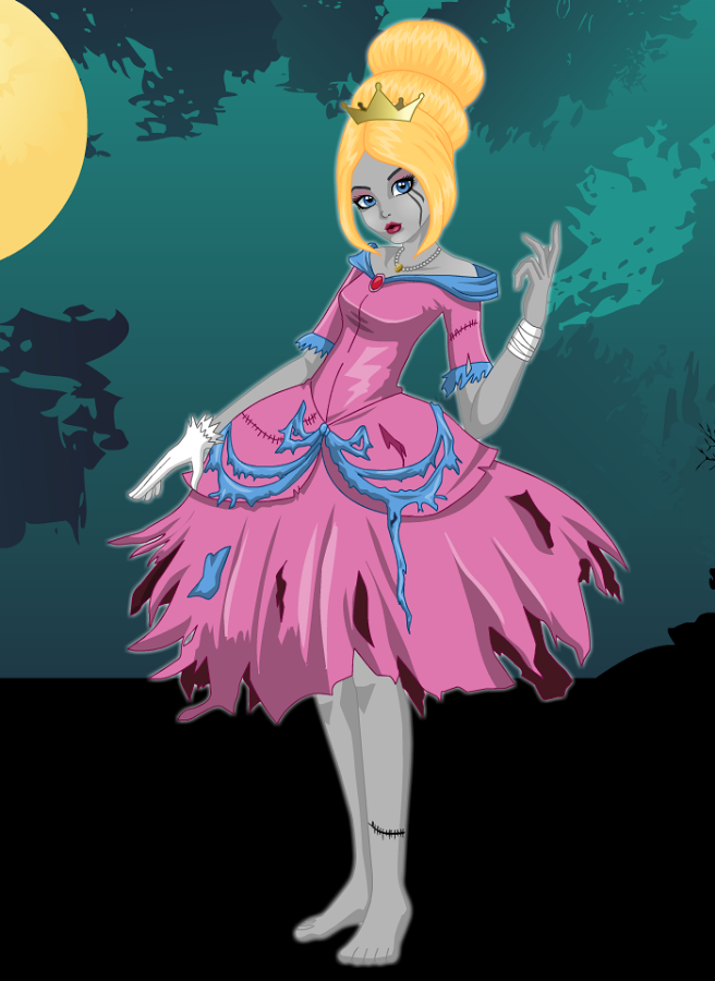 Dress up Zombie Princesses Girls Makeup截图2