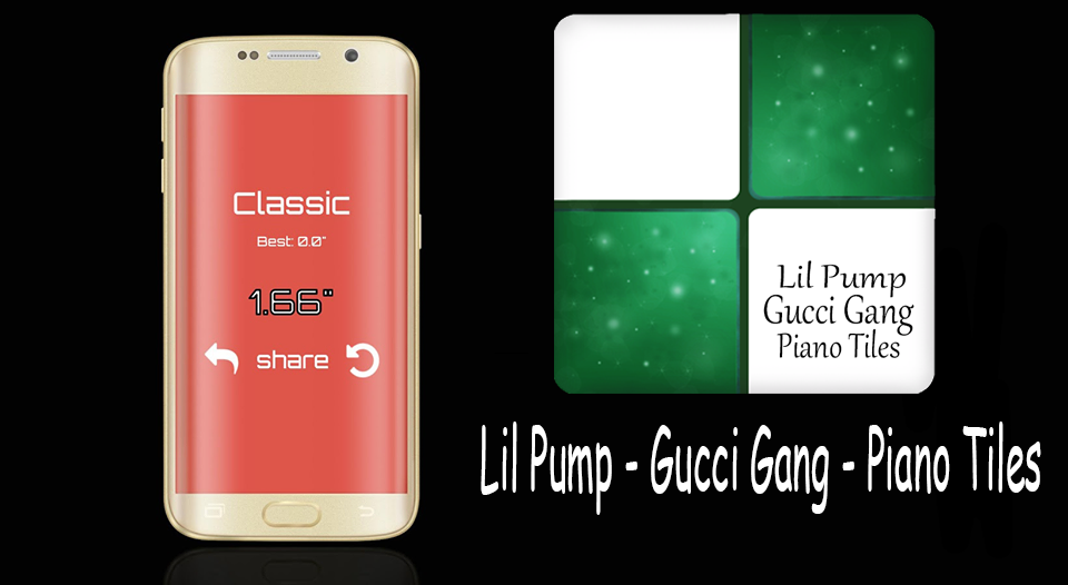 Lil Pump Gucci Gang - Piano Tiles截图3