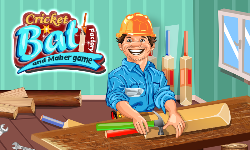 Cricket Bat Factory and Maker Game截图4