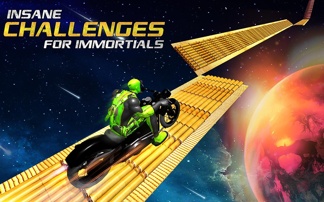 Superhero Moto Bike Race: Impossible Stunts截图5