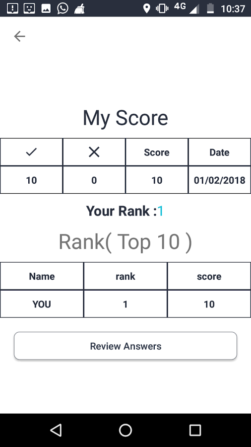 Quizmo :Free app to Create, Attempt, Share Quizzes截图1