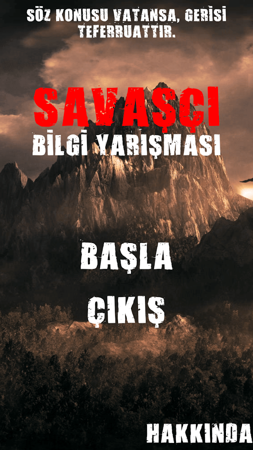 Savaşçı Dizisi Bilgi Yarışması截图5