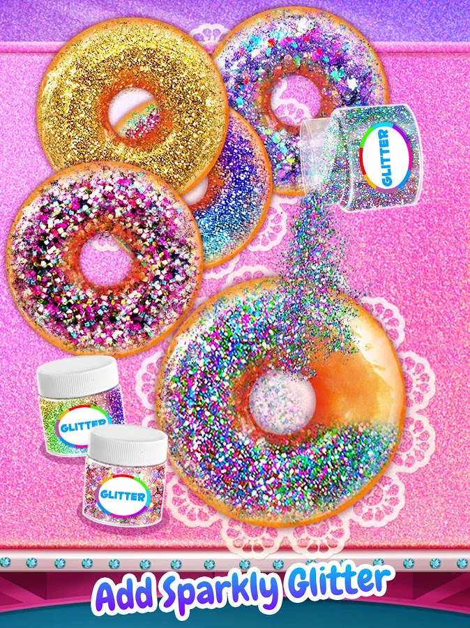 Glitter Donut - Trendy & Sparkly Food截图2