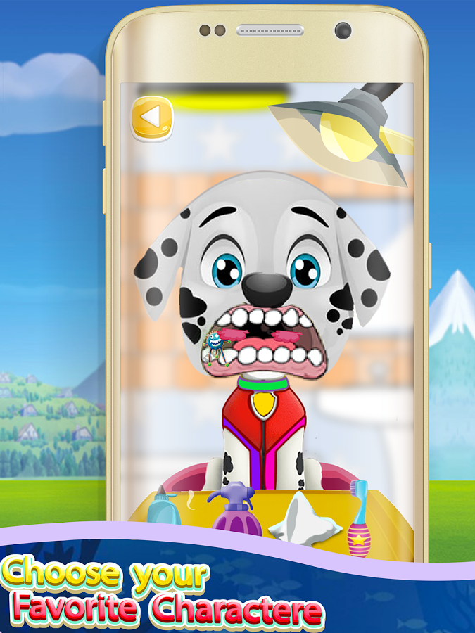 Paw Dentist puppy game截图1