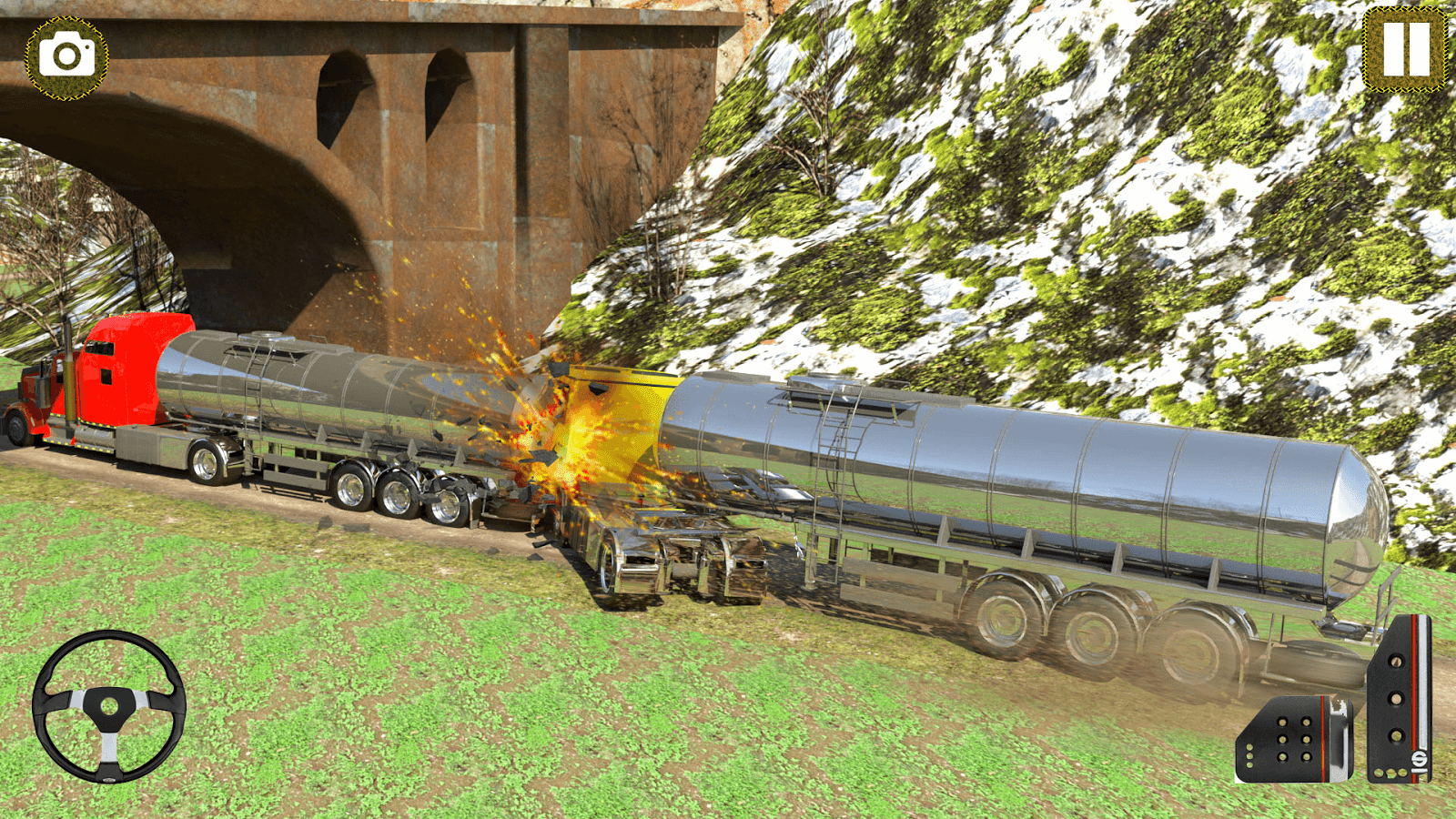 Offroad Oil Tanker Transport - Fuel Simulator 2018截图4