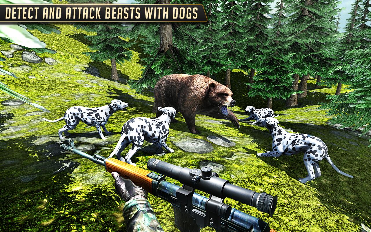 Wild Animal Safari Hunting with Hunter Dog截图2