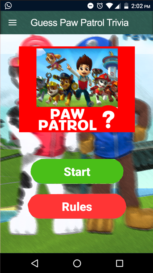 Guess Paw Patrol Heroes Trivia Quiz截图4