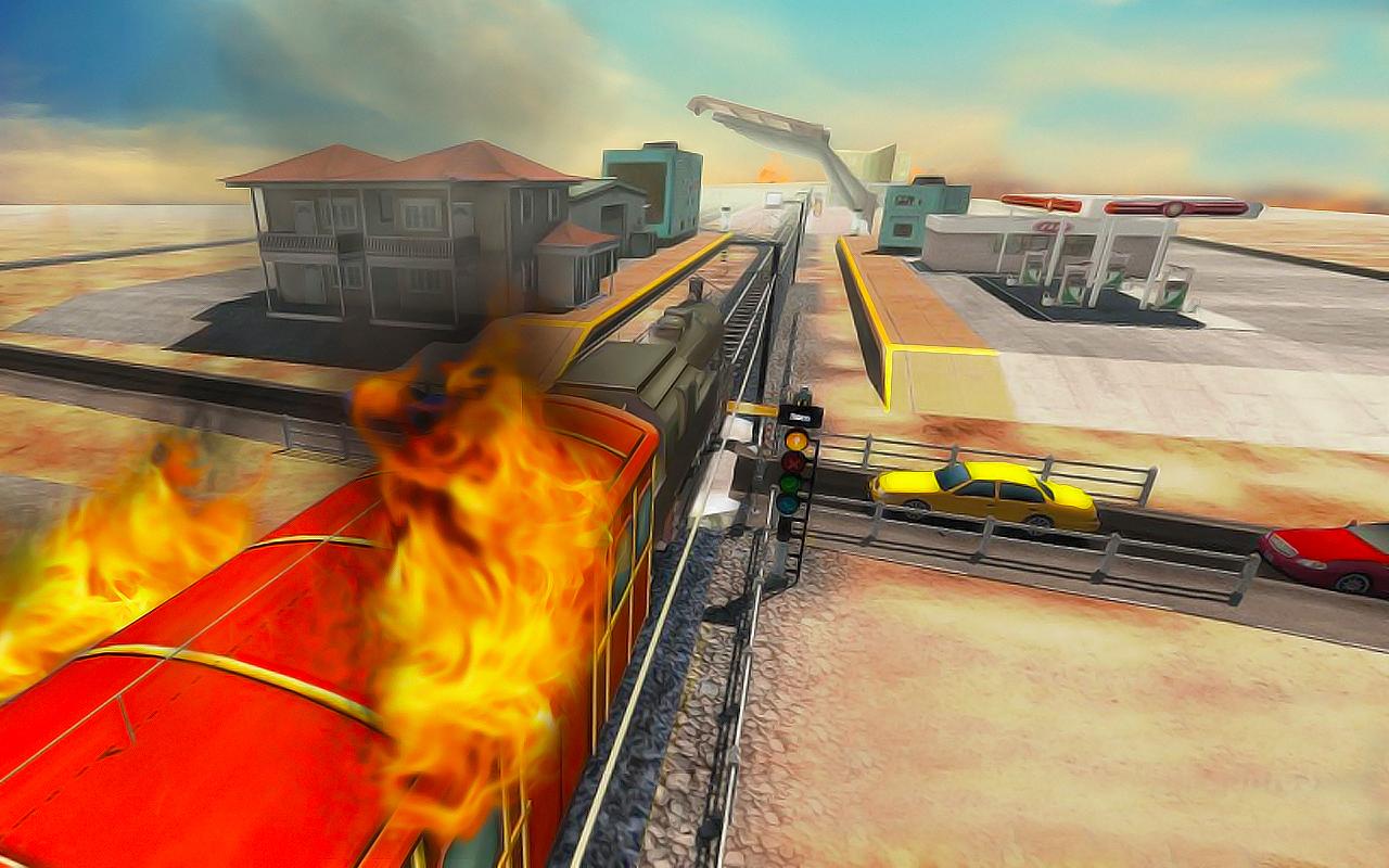 Burning Train Simulator Games截图1