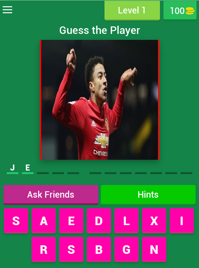 Man Utd Football Players Quiz截图5