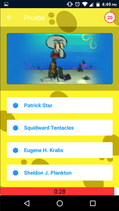 Adivina la frase de Bob Esponja Trivia Quiz截图1