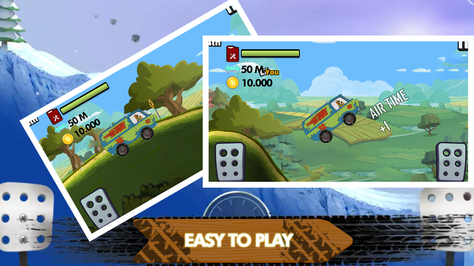 Scooby Hill Climb Junggle Adventure截图1