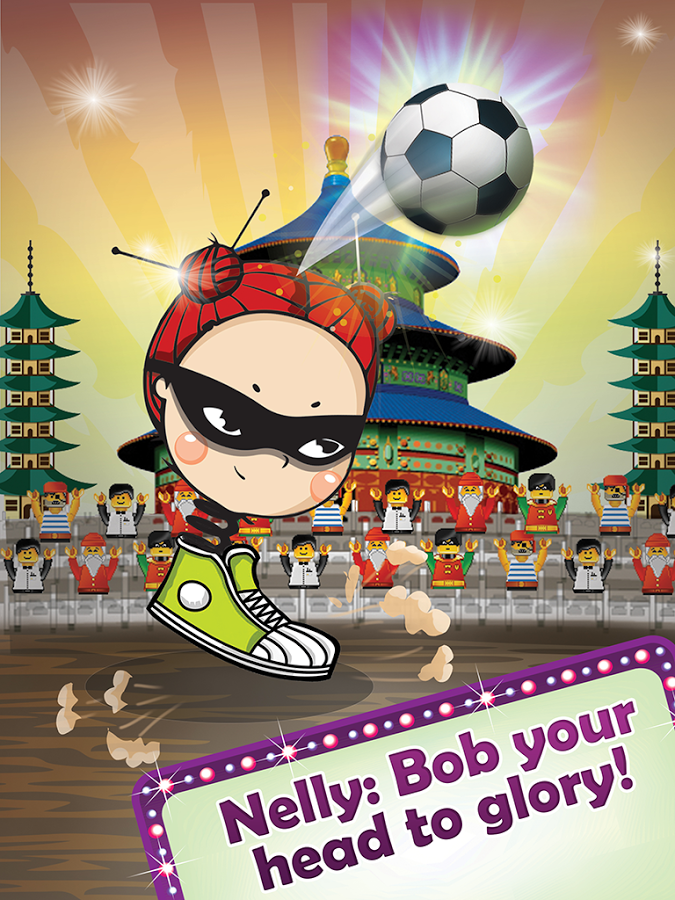 Bobbing Ninja Head Football截图3
