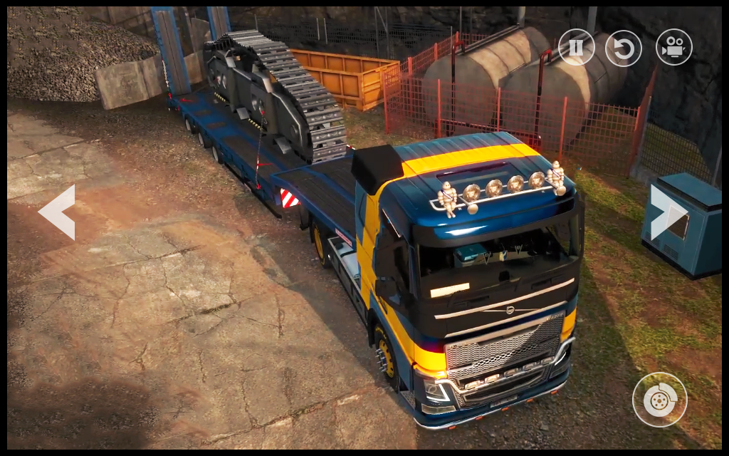 Euro Truck: Driving Simulator Cargo Delivery Game截图2