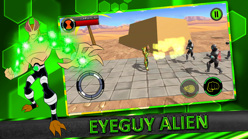 Ultimate Ben 10 Force 3D - World Defender截图1