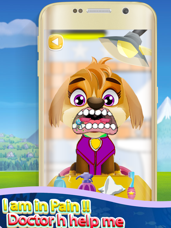 Paw Dentist puppy game截图2