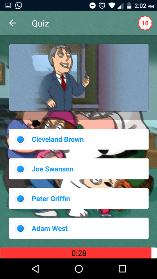 Guess Family Guy Trivia Quiz截图3