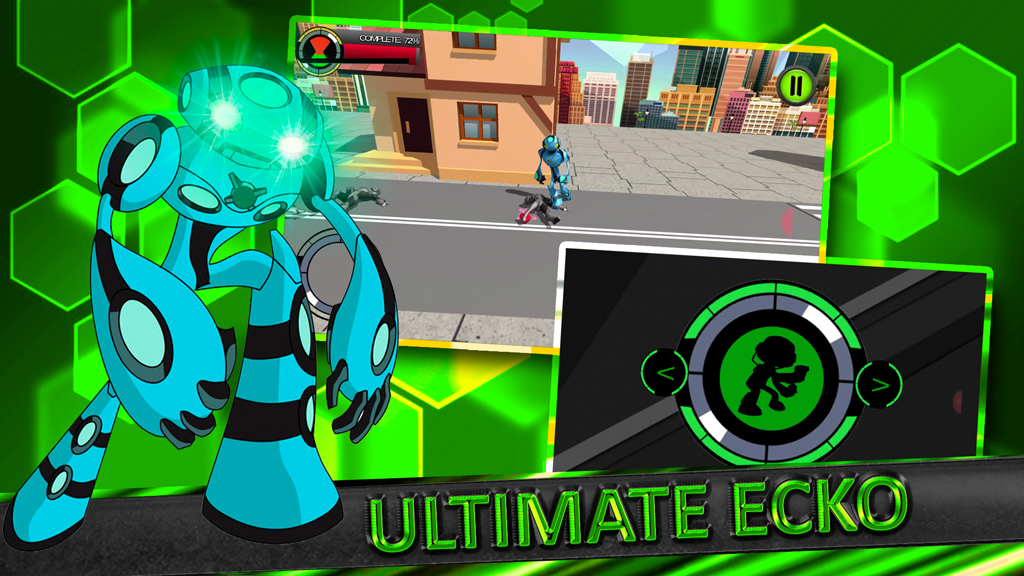 Ultimate Ben 10 Force 3D - World Defender截图4