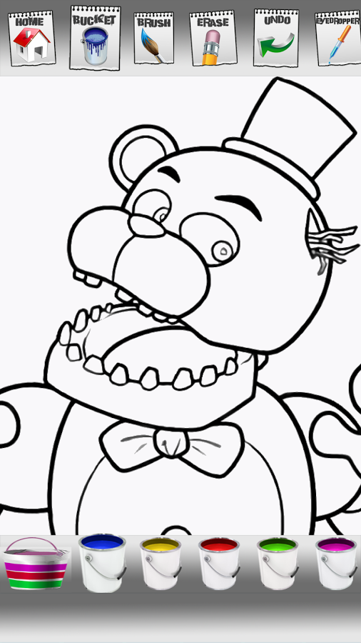 Five nights coloring book game截图2