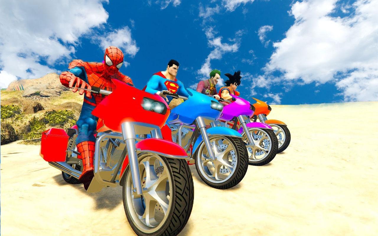 Superheroes Downhill Racing Bike截图3