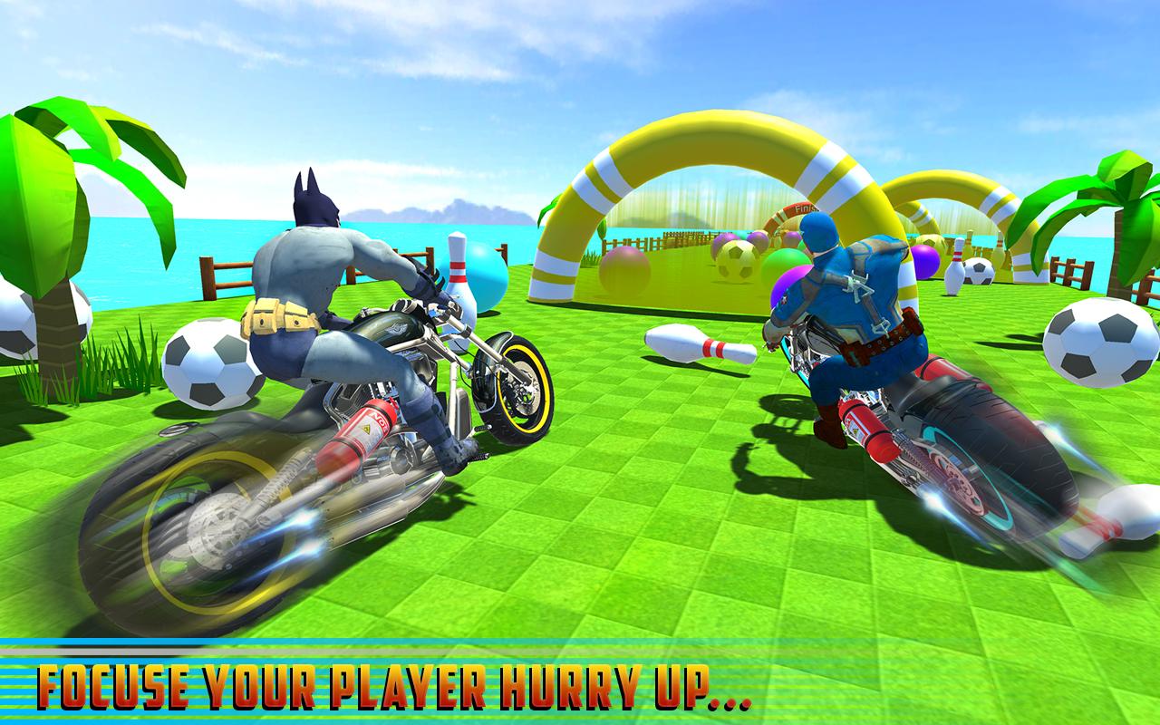 New Superhero Bike Racer Simulator截图2