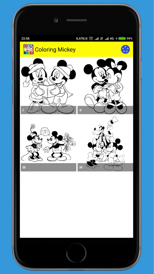 Coloring Book Mickey Minnie Mouse截图3