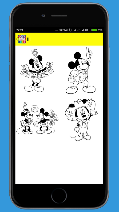 Coloring Book Mickey Minnie Mouse截图1