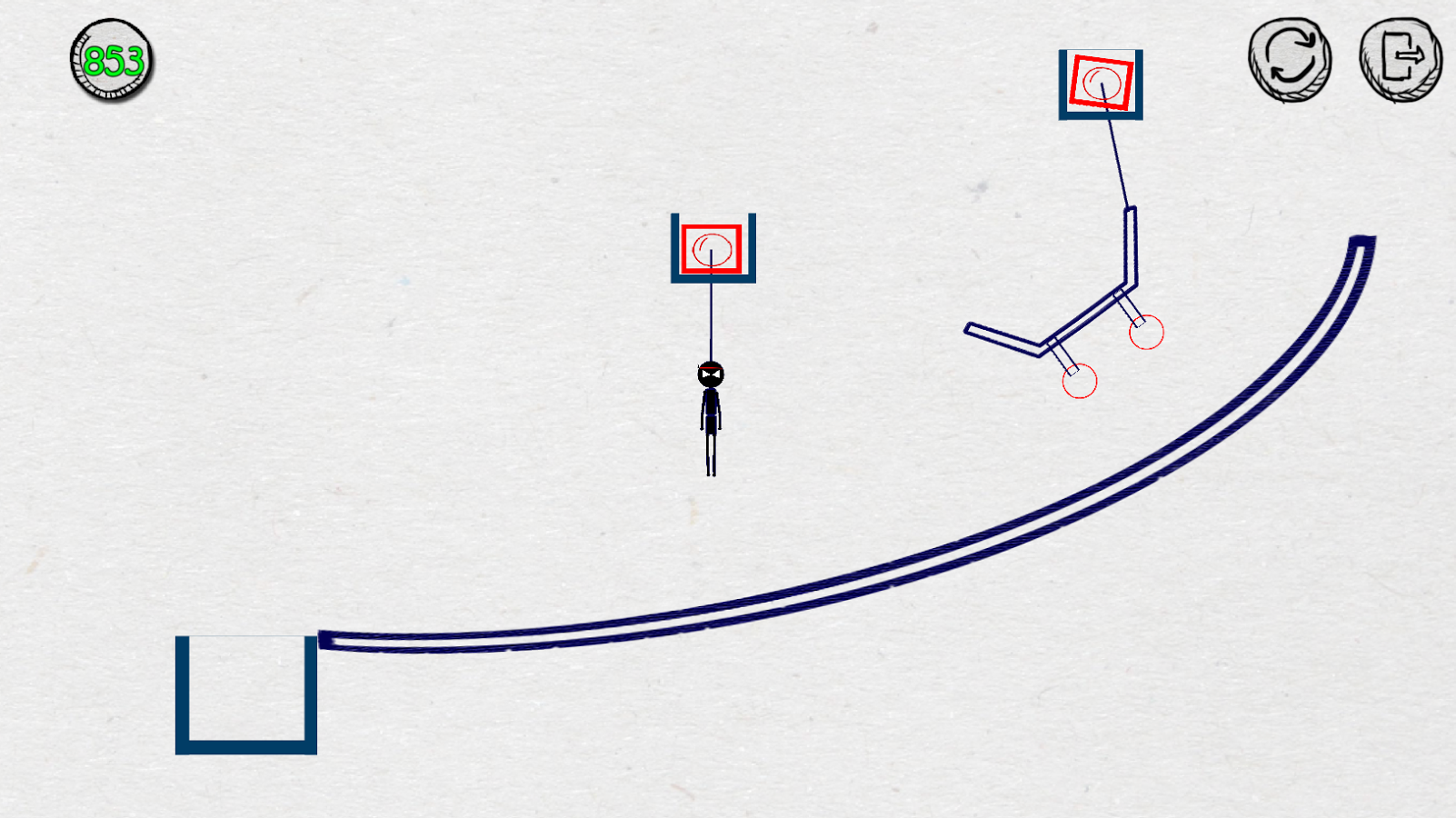 Brain It On - Stickman Physics Puzzles截图5