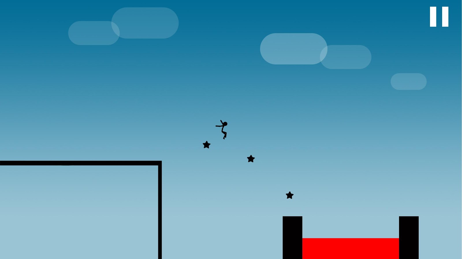 Pixel Stickman Parkour Platform截图4