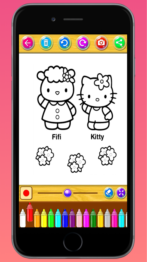 Coloring Book Hellow Kitty截图1