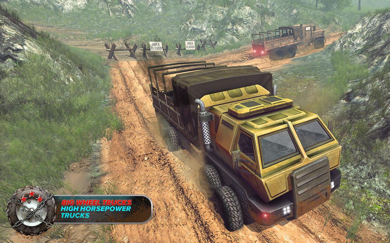 Off-Road Trucker Muddy Driving: Heavy Trucks Drive截图5