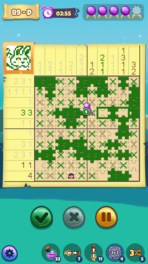 The Mystic Puzzland - Picross & Jigsaw截图5