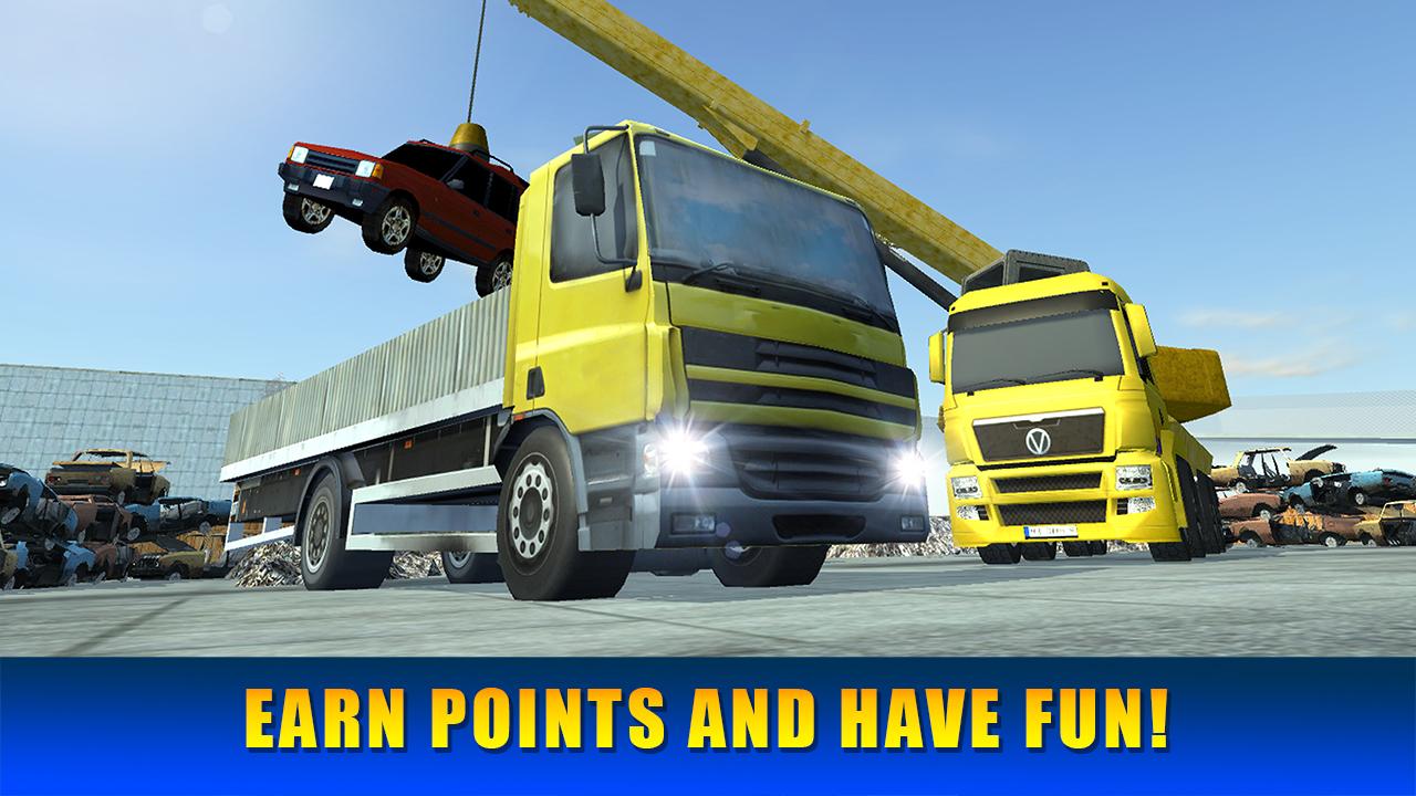 Car Crushing Junk Truck Sim 3D截图2