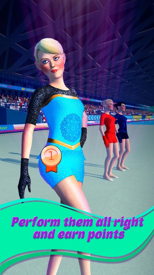 Gymnastics Simulator 3D - Girls Champions Contest截图3