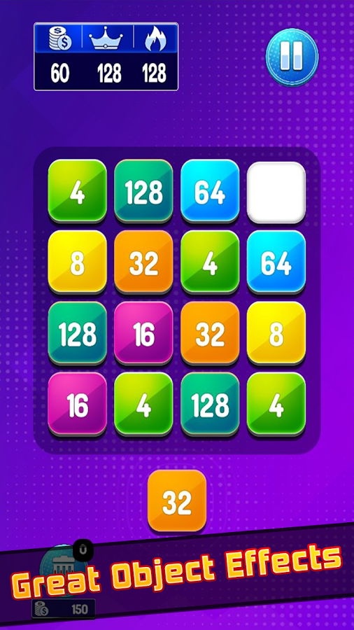 2048 Crush - Addictive 2048 Puzzle Game截图3