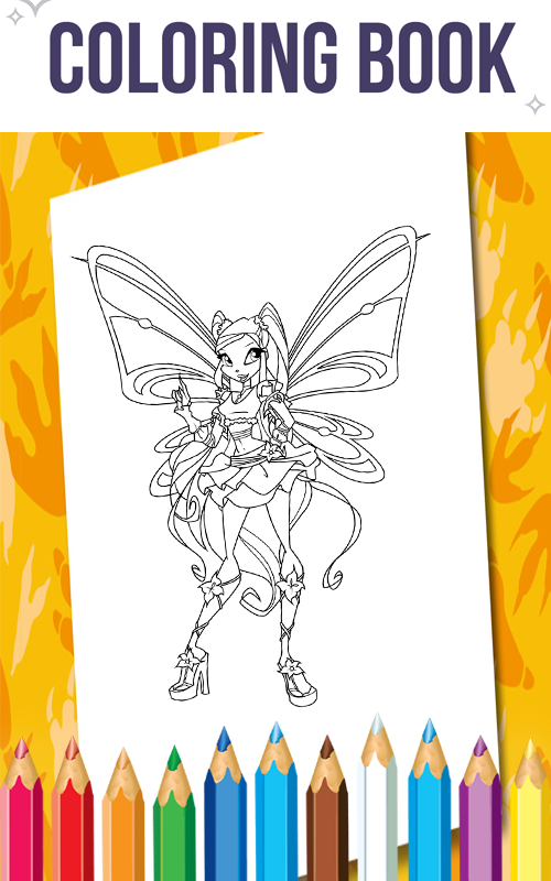 How To Color Winx Club - Winx Club Games截图2