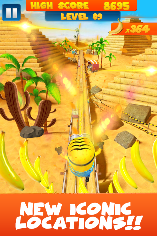 Subway Banana Minion Adventure Rush : Legends Rush截图2