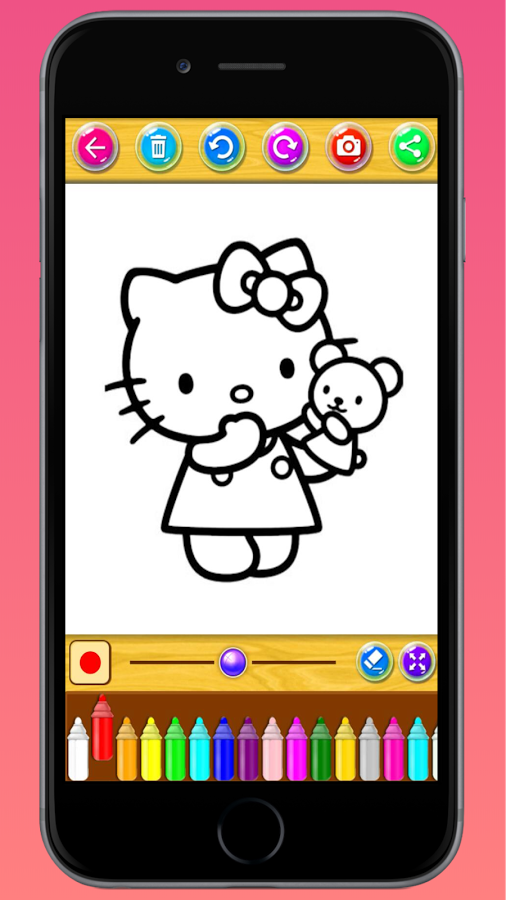 Coloring Book Hellow Kitty截图2