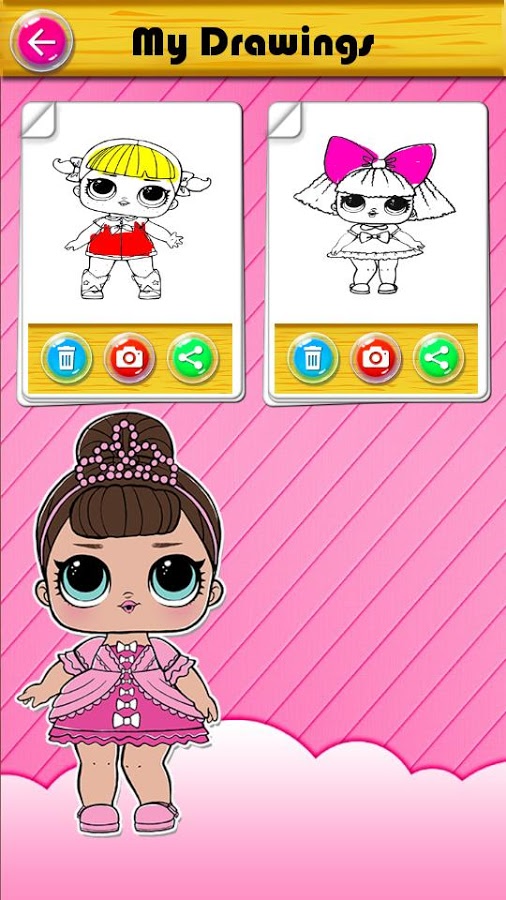 Coloring Book for Surprise Dolls LOL截图5