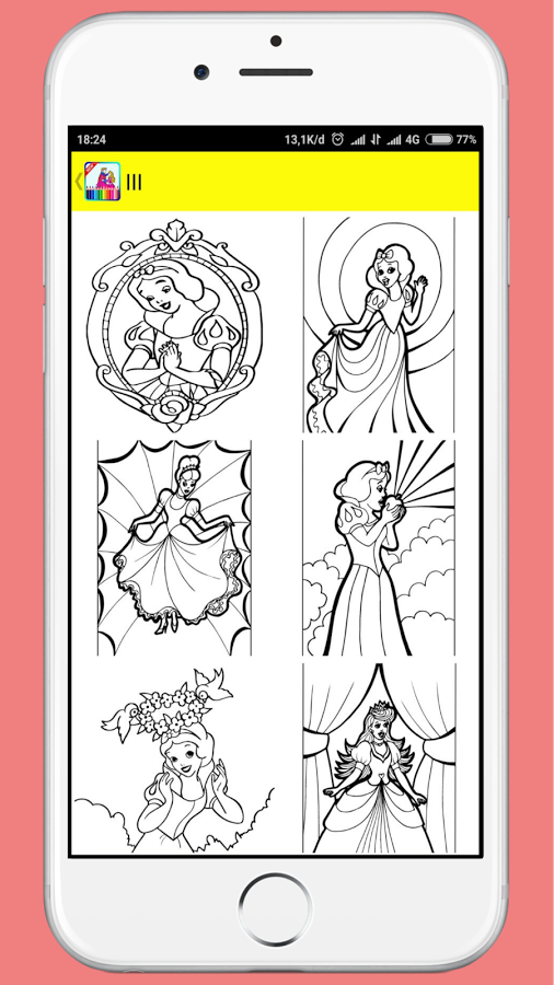 New Princess Coloring Book截图1