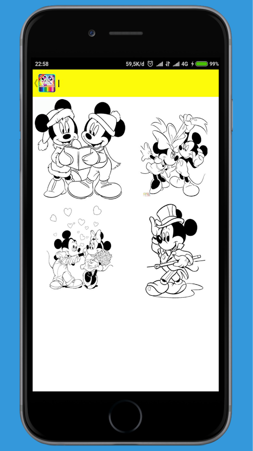 Coloring Book Mickey Minnie Mouse截图2