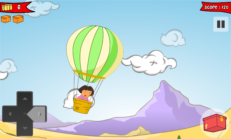 Little Dora Balloon Adventures : The Explorer Game截图3