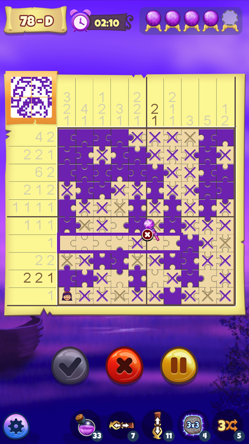 The Mystic Puzzland - Picross & Jigsaw截图4