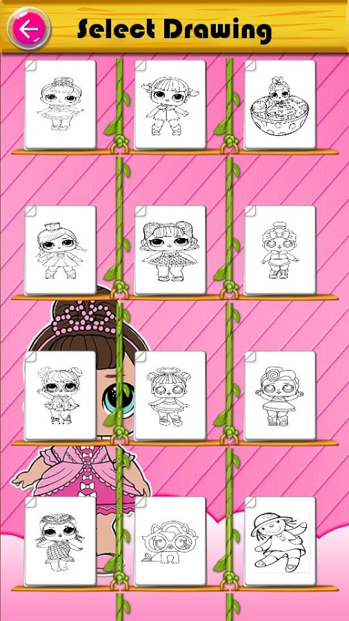 Coloring Book for Surprise Dolls LOL截图2