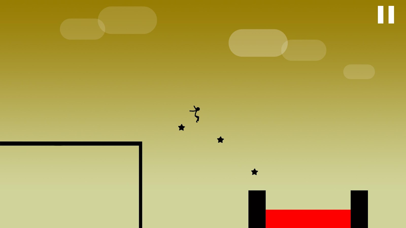 Pixel Stickman Parkour Platform截图2