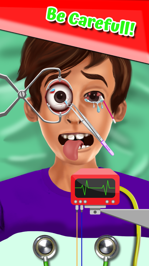ER眼科手术模拟器：儿童眼科医院游戏截图3