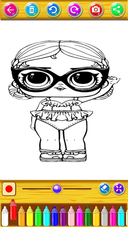 Coloring Book for Surprise Dolls LOL截图1