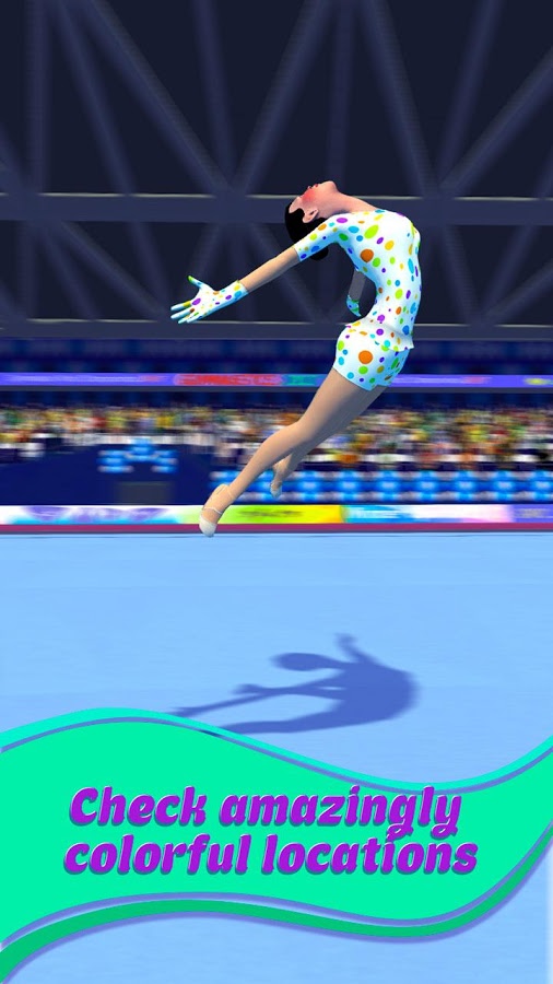 Gymnastics Simulator 3D - Girls Champions Contest截图5